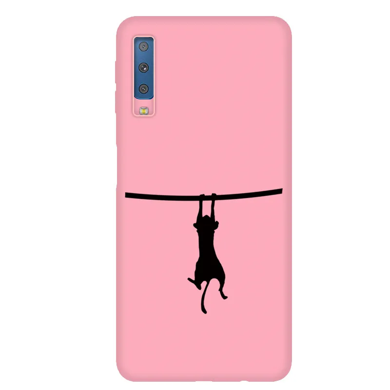 Чехол 6,0 ''для samsung Galaxy A7 A750, чехол, мягкий силиконовый чехол для samsung A7, чехол из ТПУ A 7 7A, чехол с мультипликационным принтом - Цвет: as photo 6