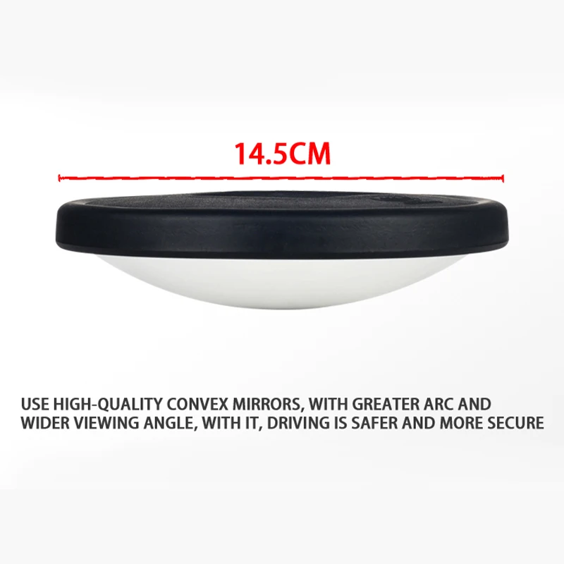Blind Spot Mirror Wide Angle Mirror Truck Adjustable Blind Spot Mirror Rearview School Bus Side Convex Wide Angle large Round Mirror Large Field View Aux Accessorie