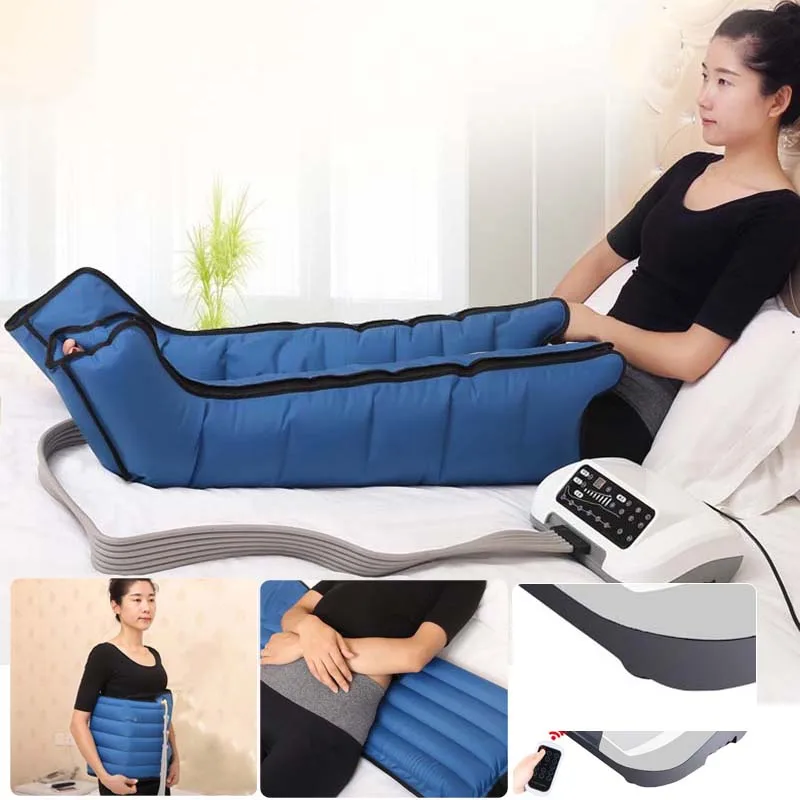 Pressotherapy Air Compression Leg Foot Massager Vibration Infrared Therapy Arm Waist Pneumatic Air wave pressure machine