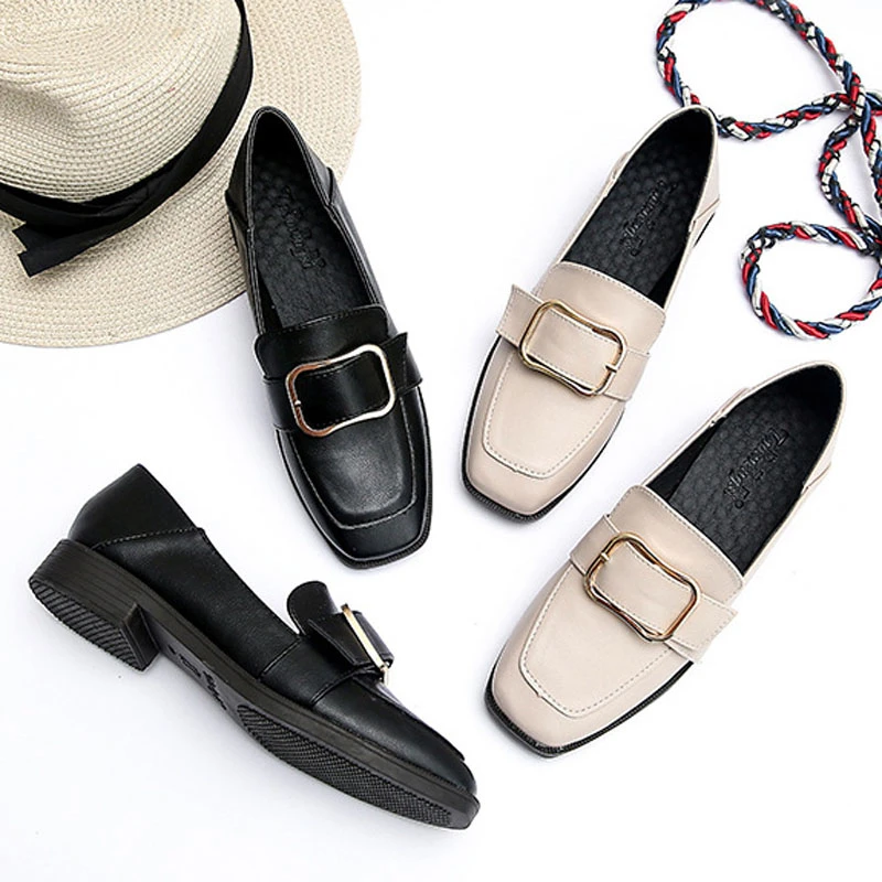 Mocasines con hebilla mujer Clearance