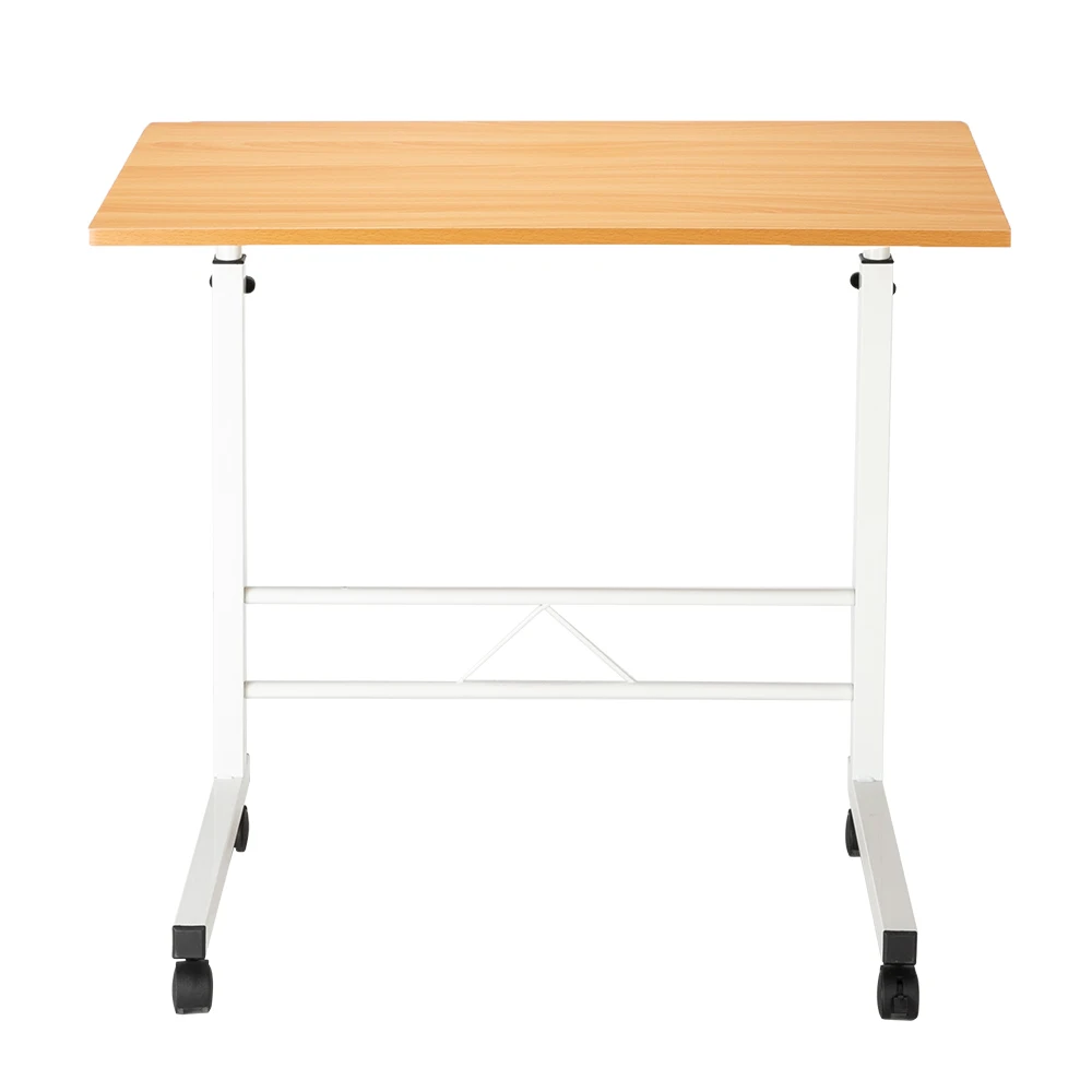 

Removable Sofa Side Table Wheel Mobile Computer Desk Snack Table for Living Room Bedroom