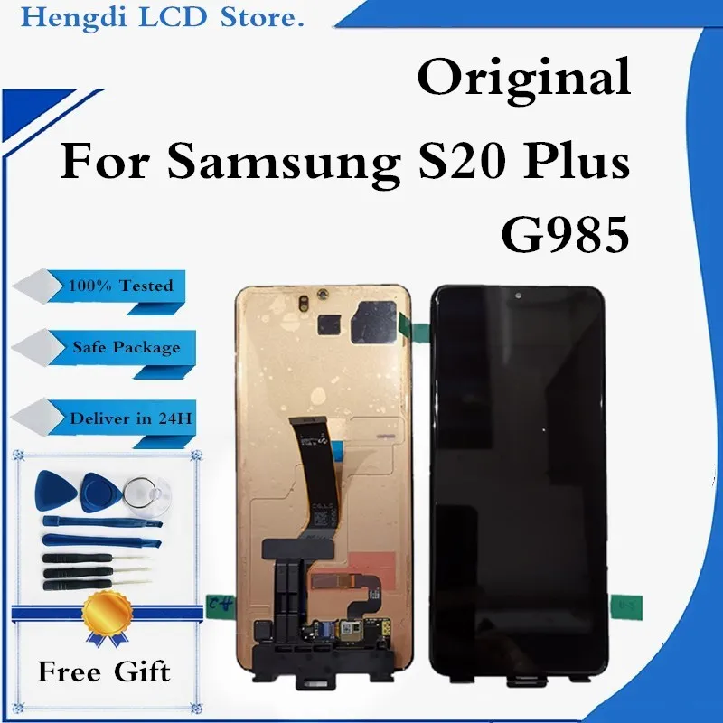 ЖК дисплей Super AMOLED 6 7 дюйма для Samsung Galaxy S20 Plus сенсорный экран с дигитайзером и