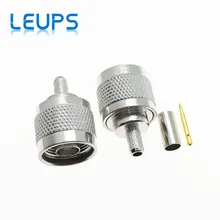 50 шт. N штекер обжимной RG58 RG142 RG223 LMR195 SYV50-3 кабель RF разъем