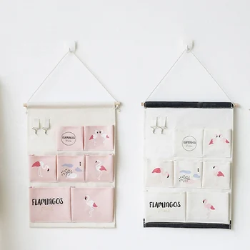 

Hanging storage bag Wall Mounted Wardrobe Closet Organizer Bedside Sundries Organizer Hanging Cosmetic Storage Bags