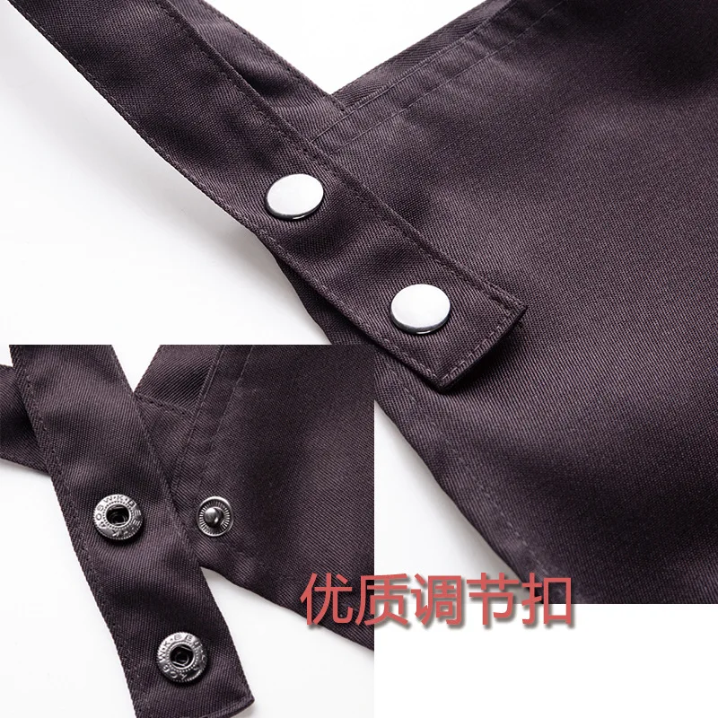 2 Style Cooking Kitchen Apron For Woman Men Chef Waiter Cafe Shop BBQ Hairdresser Aprons Bibs Kitchen Accessory Custom LOGO
