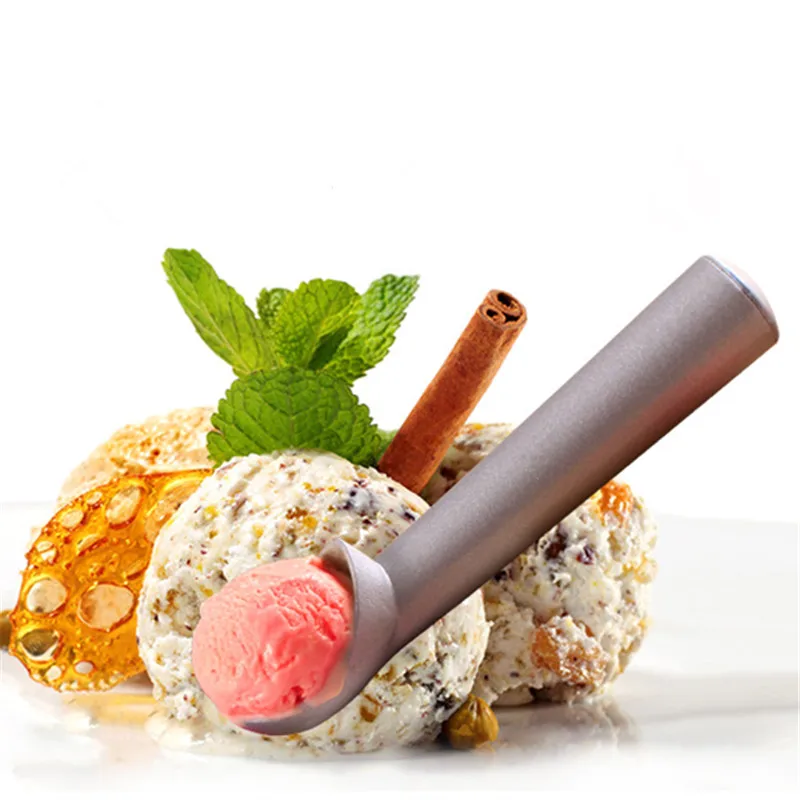 

Ice Cream Tools Portable Aluminum Alloy Non-stick Anti-feeze Ice Cream Scoop Spoon For Home Kitchen Accessories