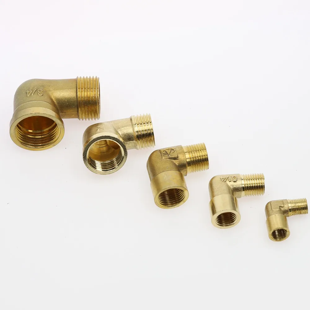 Латунный фитинг для труб 1/8 дюйма 1/4 3/8 1/2 1 шт.|elbow pipe fitting|pipe fittingspipe thread |