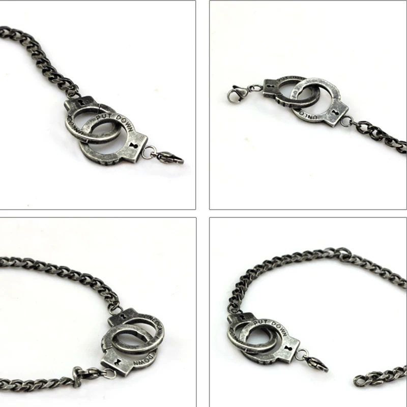 Wholesale Vermeil Charms Vermeil Rose Gold Handcuffs handcuff charm