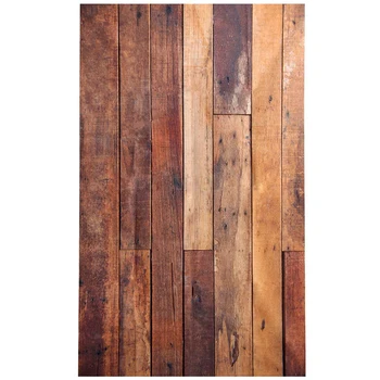 

3X5Ft Retro Wood Wall Floor Studio Props Photography Backdrop & 3X5FT European Window Floor White Art