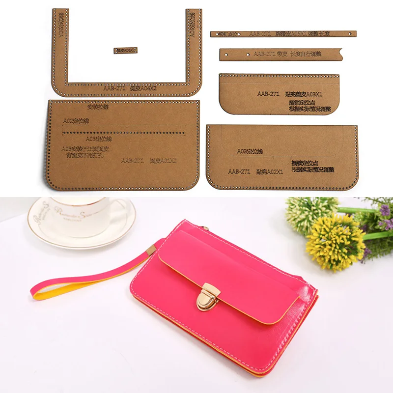 Женская Ручная сумка, версия для мобильного телефона, посылка, ручная мини-квадратная сумка, крафт-бумажный трафарет, ручная работа, кожаный дизайн