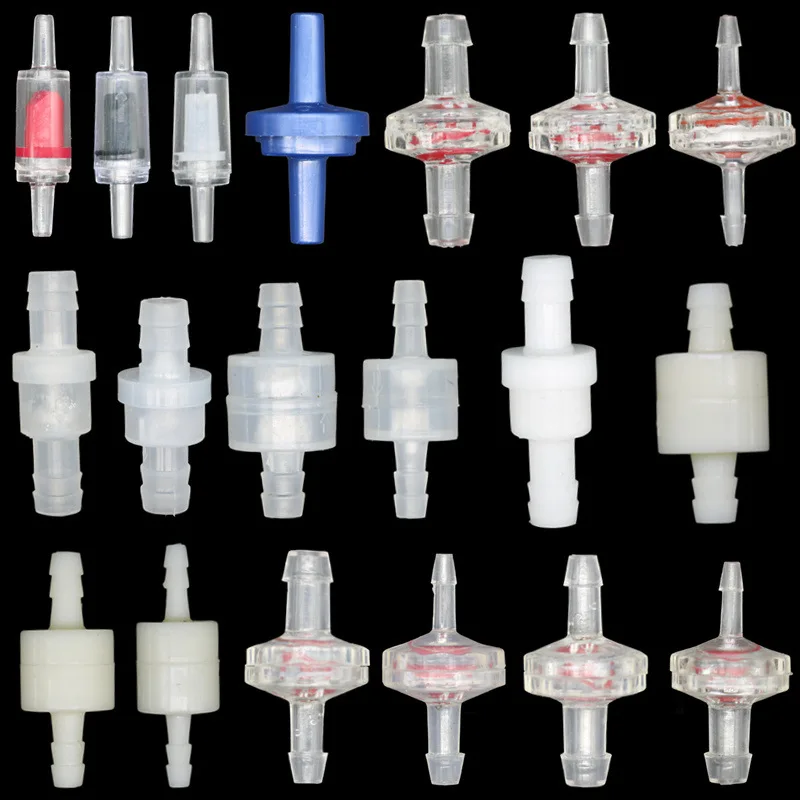 

Shut-off Valve Aquarium Air Pump Cut-off Valve Oxygen Pump Plastic Check Valve to Prevent Water Flow Inverted Overflow Check Val