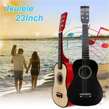 

Acoustic Guitar Kids Toys Guitar 6 Strings Basswood Teaching Handicrafts Kids Guitar Intellectual Children Ukulele Student