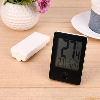 

Wireless Digital Thermometer Clock for Indoor Outdoor Home Usage