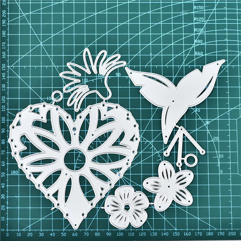 

Naifumodo Flower Dies Heart Metal Cutting Dies New 2019 for Card Making Scrapbooking Embossing Cuts Stencil Decor Craft Dies