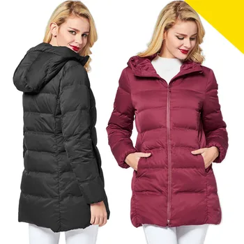 

AYUSNUE Women's Down Jacket Autumn Winter Duck Down Coat Female Puffer Jacket Korean Seamless Doudoune Femme Hiver KJ3829