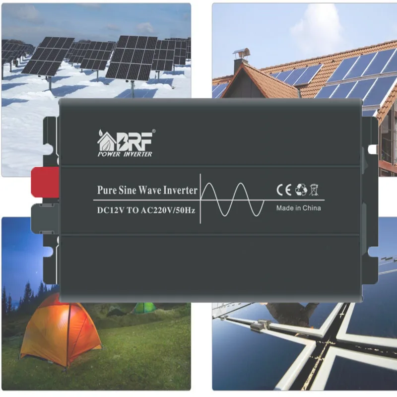 Солнечный инвертор DC 24V 48V к AC 220V 4000W 5000W чистая Синусоидальная волна инвертор преобразователь напряжения для дома автомобиля