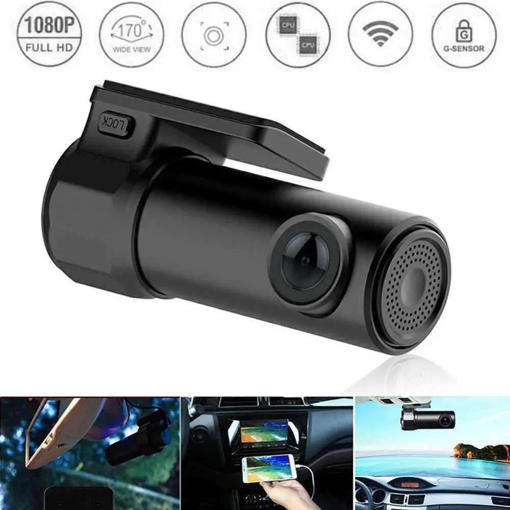 Dash Cam мини wifi Автомобильный видеорегистратор камера цифровой регистратор видео рекордер DashCam Авто видеокамера беспроводной dvr приложение монитор автомобиль черный ящик
