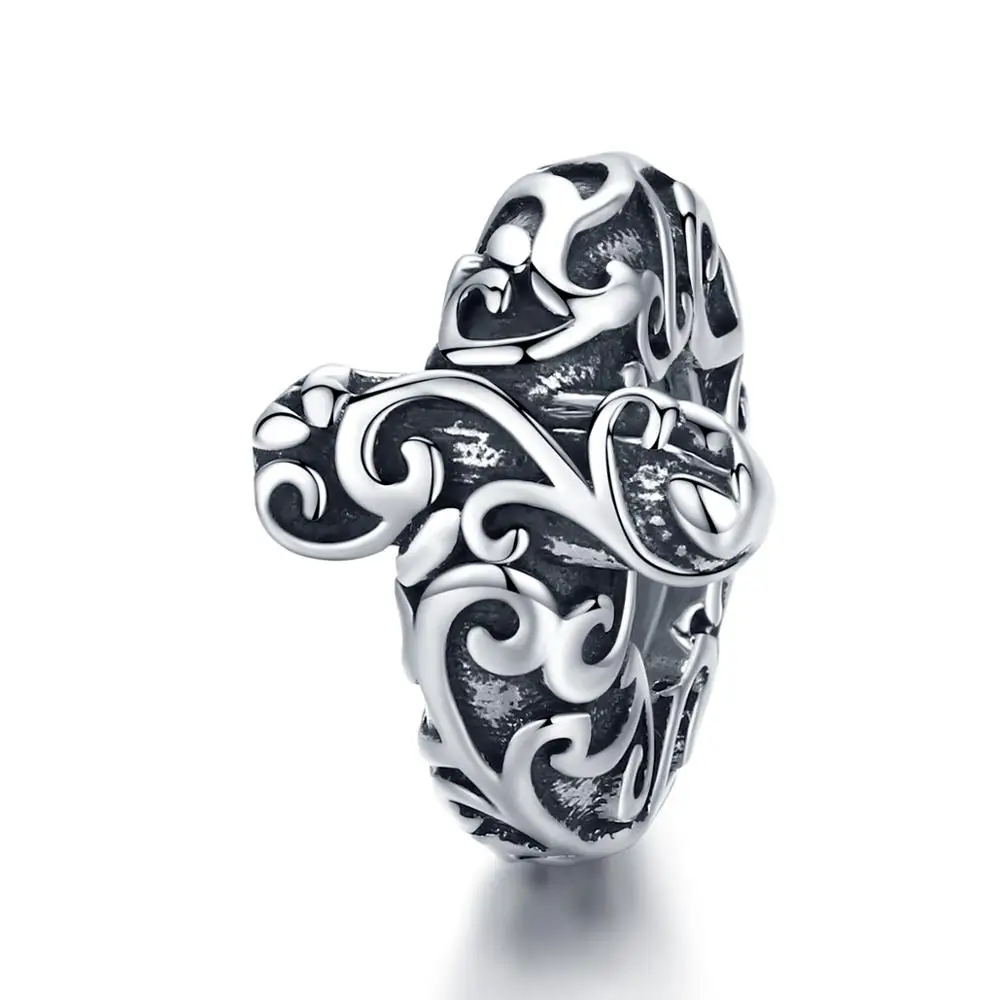 INBEAUT Лидер продаж 925 пробы серебро Ловец снов подвеска Крыло ангела fit Pandora браслет Сердце Дерево цветение Королевский флаг бусины - Цвет: sn1326
