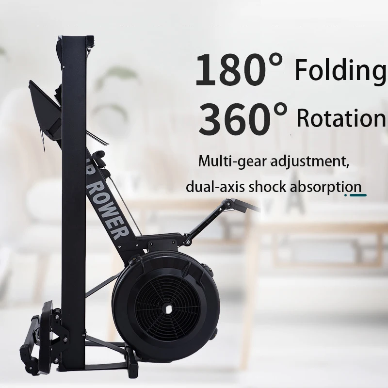 Household Silent Foldable Wind Resistance Rowing Machine Rowing Sport