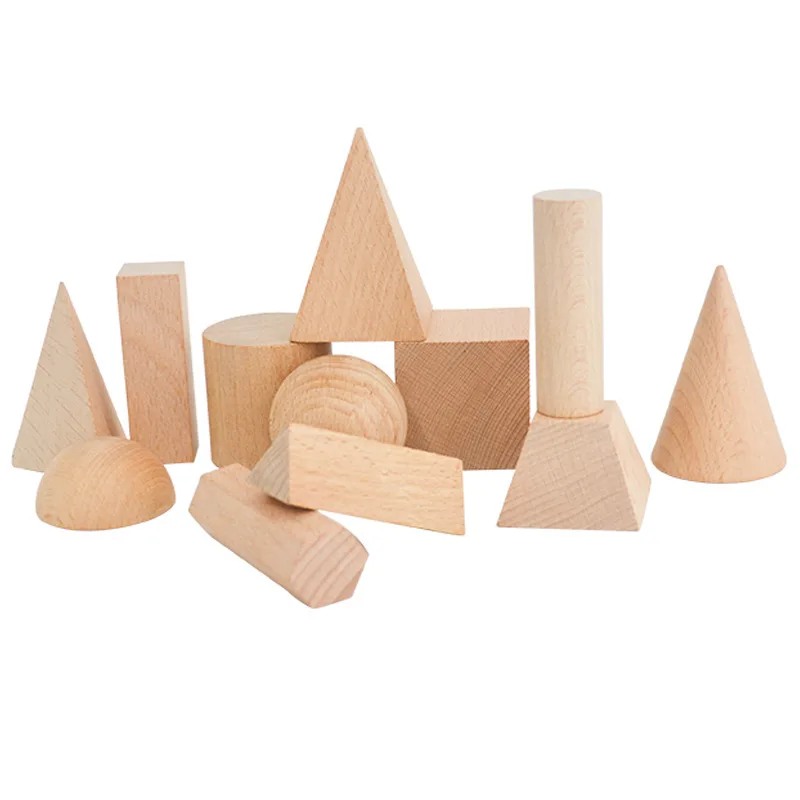 

Manufacturers Direct Selling Children Wooden Geometry Building Blocks Cognitive Early Education Building Blocks Logs 12 Building