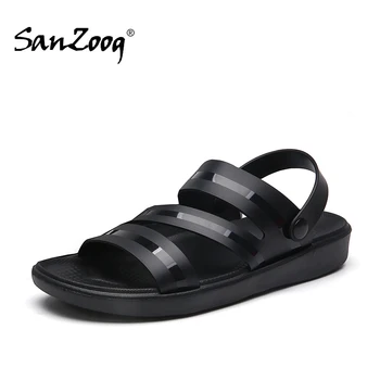 

EVA Light Waterproof Breathable Flat Men Outdoor Casual Sandals Shoes Black Blue Beach Sandal Shoe Extra 3% off (2 pair or more)