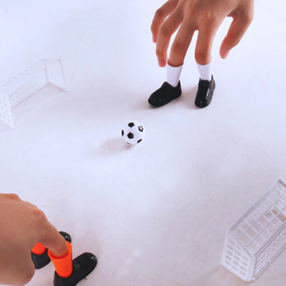 Mini Soccer Game Finger Toy Football Match Funny Table Game Set With Two Goals Interact Kids Parent Novelty Gag Toys