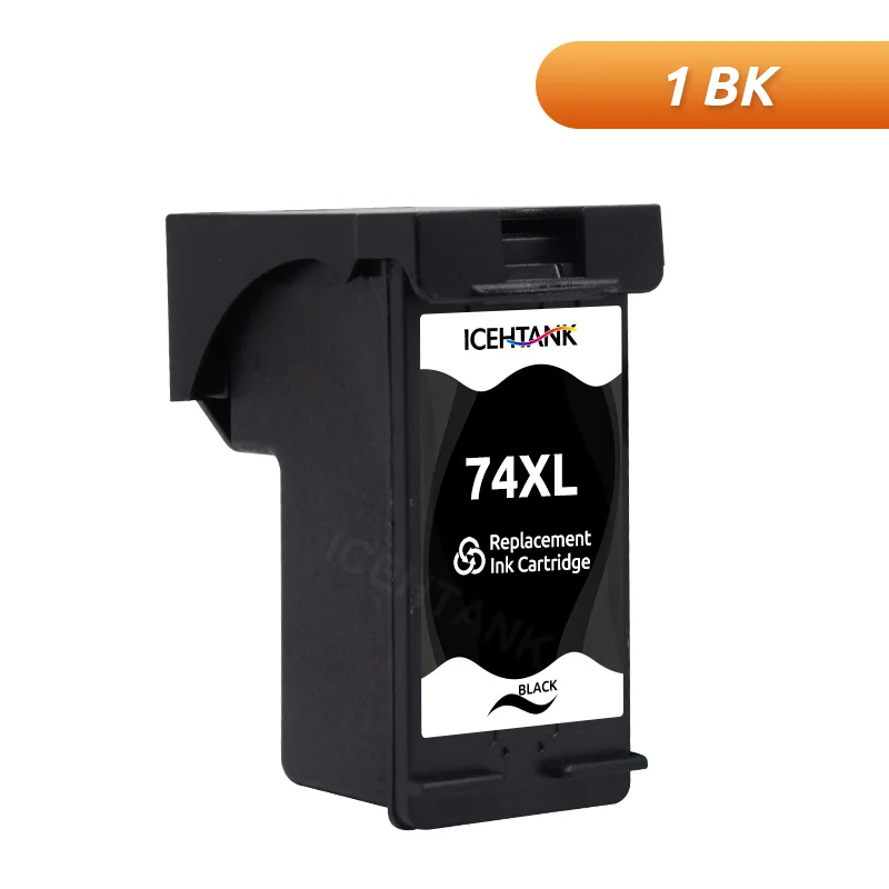 Icehtank 74 75 XL Replacement Ink Cartridge For HP 74xl 75XL For hp Photosmart C4200 C4280 C4345 C4380 C4385 C4480 J5780 J6480 cheap ink cartridges Ink Cartridges