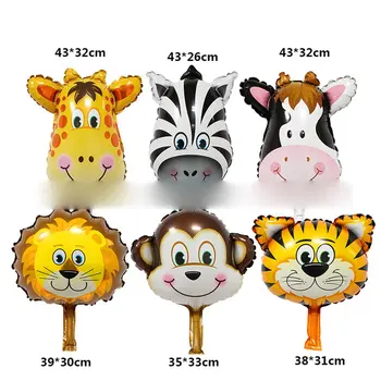 

106Pcs Animals Balloons Garland Kit Jungle Safari Theme Party Supplies Favors Kids Boys Birthday Party Baby Shower Decorations