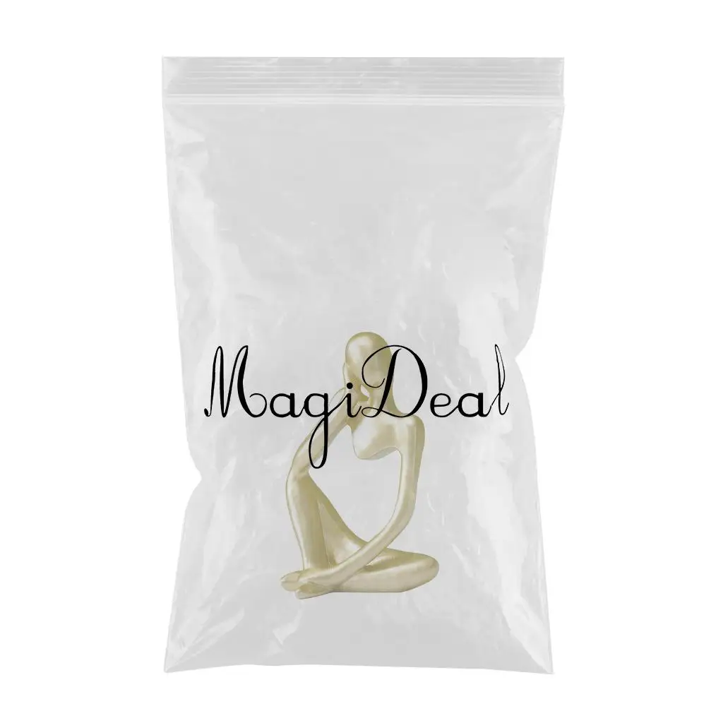 Thinker Sculpture Creative Figurine Home Sandstone Shelf Modern Statues