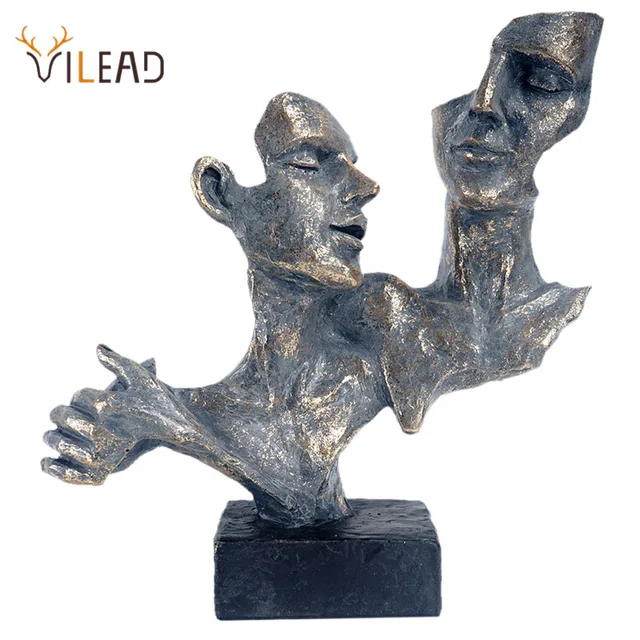 Resin Abstract Couple Statue