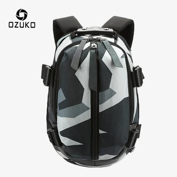 

OZUKO 14 15.6 inch Laptop Backpacks Men USB Charger Fashion Teenager School Bag Oxford Waterproof Students Backpack Male Mochila