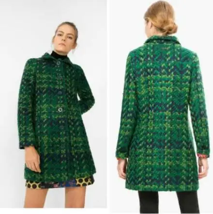 DESIGUAL 2019 градусов испанские разные весенние осенние и зимние пальто толстая