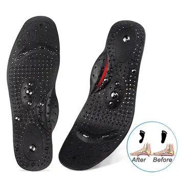 価格 磁気インソール重量損失セラピー痩身アーチサポート靴パッド治療マッサージ足指圧パッド挿入