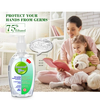

50/200ml Liquid Hand Soap Adults Children Cleaning Hands 75% Bacteriostatic Gel Alcohol Hand Sterilization Portable Washing-free