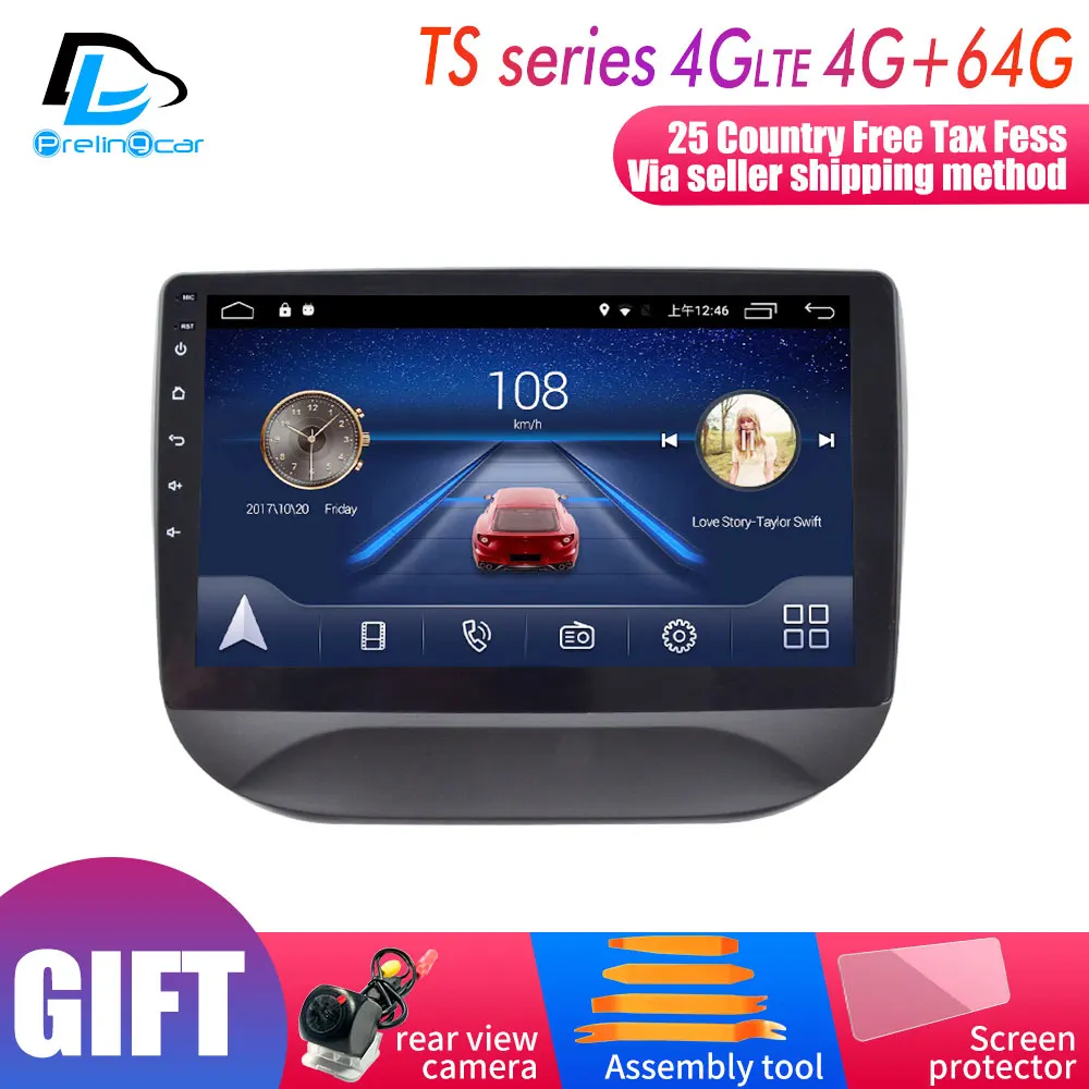 

4G Lte Android 9.0 Car multimedia navigation GPS DVD player For Ford Equinox 2017-2018 years IPS screen Radio