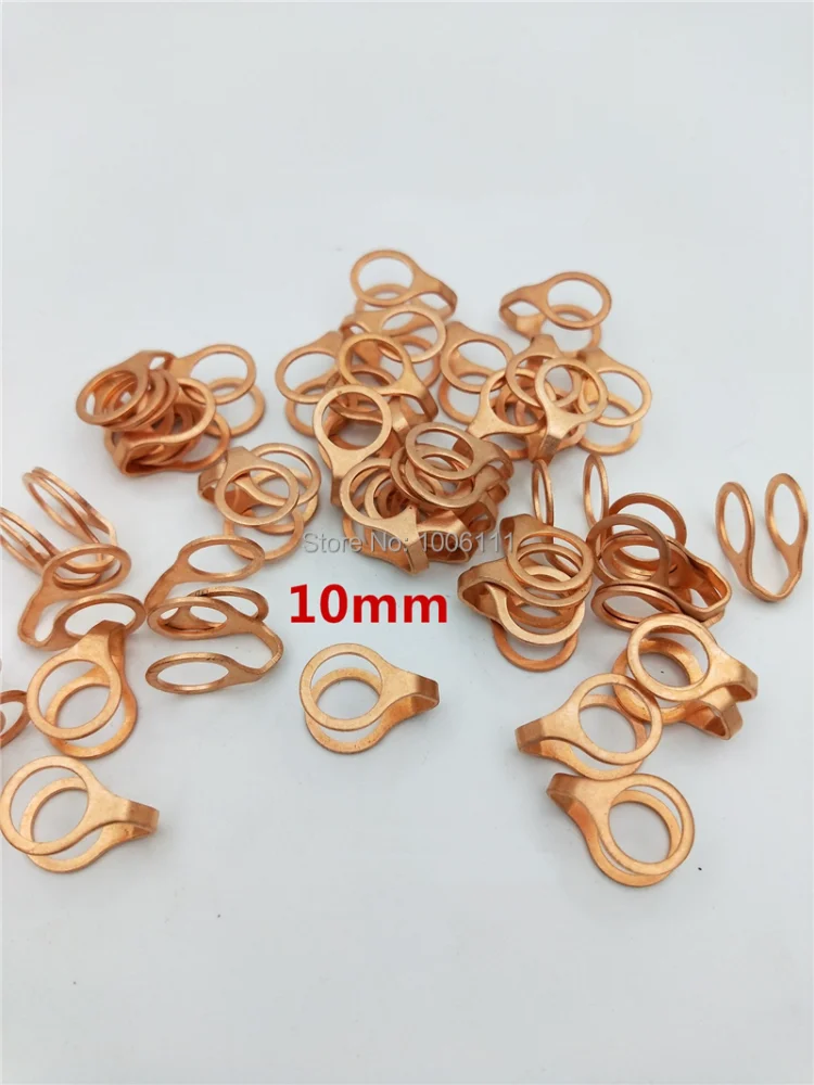Common Rail Tube Diesel Oil Return Piep Seal Ring Washer Gasket M6 M8 Pipe Copper Clamp Pad