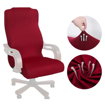 

High Back Modern Simplism Computer Seat Office Chair Cover Removable Washable Decorative Protective Living Room Thickened
