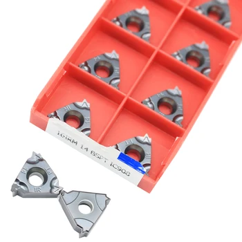 

10PCS 16IR 11IR 11BSPT 14BSPT 19BSPT 28BSPT Turning Tools Tungsten Carbide Insert Lathe Cutting Thread CNC Tool 55 angle