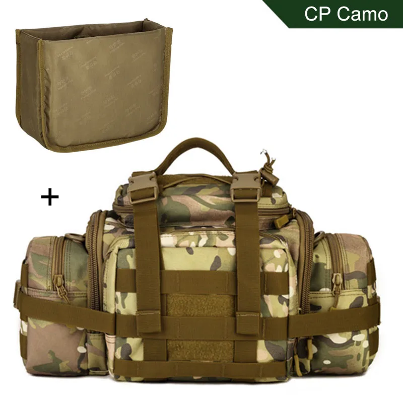 CP and Camera bag Molle Militaire задняя камера Zakken Tas поясная сумка с ремнем Tactiek Grote Shouder штурмовая походная сумка для спорта на открытом воздухе - Цвет: CP and Camera bag