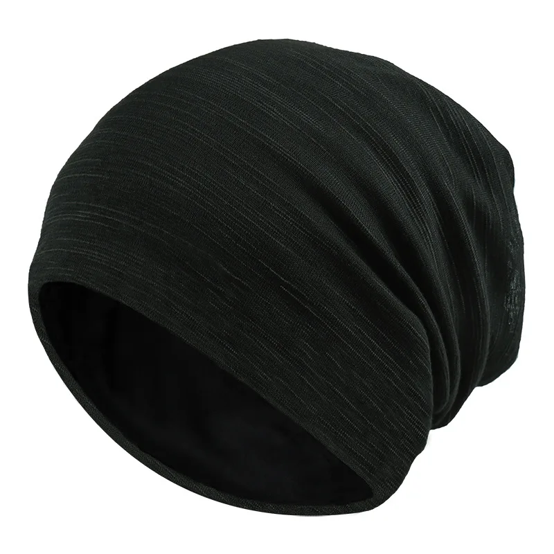 Шапка в стиле хип-хоп, зимняя, осенняя, женская вязаная шапка, теплая шапка, чепчик унисекс, тюрбан, femme, одноцветная, черная, серая, уличная