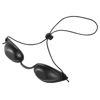 

1 Pc Safety Goggle Useful Full Covered Portable Black Color Eye Patch Eyeshield Eye Protector for Beauty Clinic Home Salon