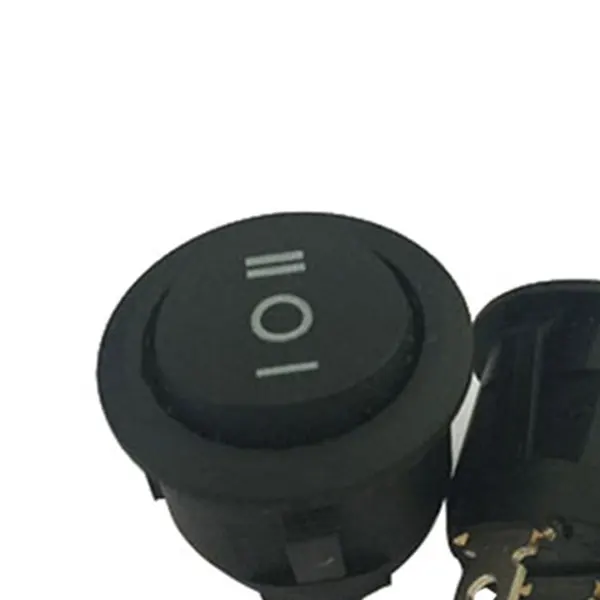 

10 Pcs ON/OFF/ON 3 Position Pin SPDT Round Boat Rocker Switch 6A/250V 10A/125V AC AIA99