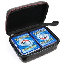 400pcs 수용량 Pokemon TCG 카드 부대 저장 상자 아이들 게임 무역 수집 카드 운반 케이스 아이 선물 베스트셀러 장난감