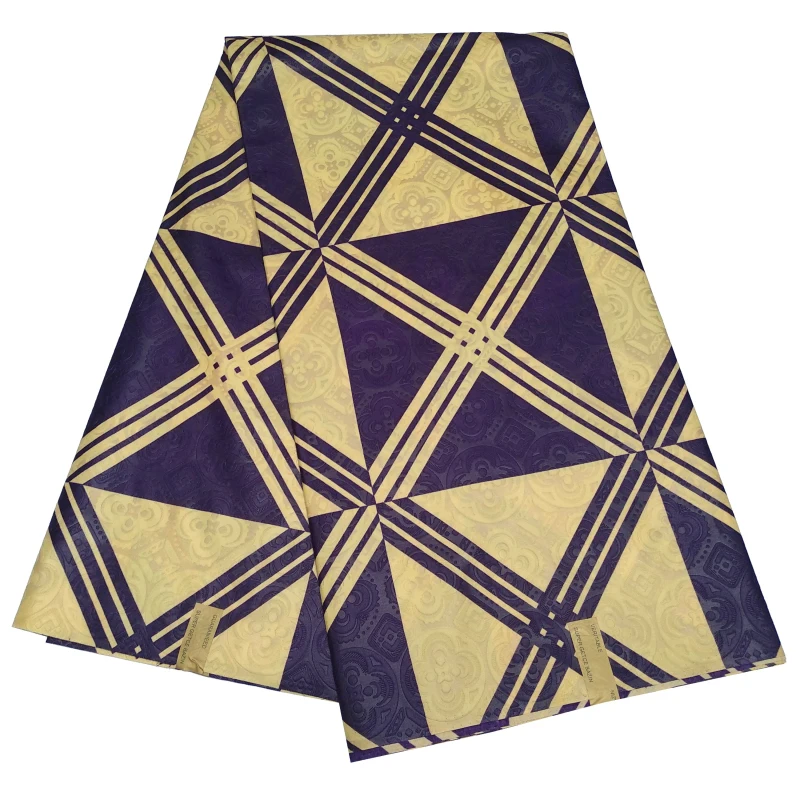 

Африканская ткань с принтом Анкара, батик, ткань высокого качества, воск Африканский, 6 ярдов