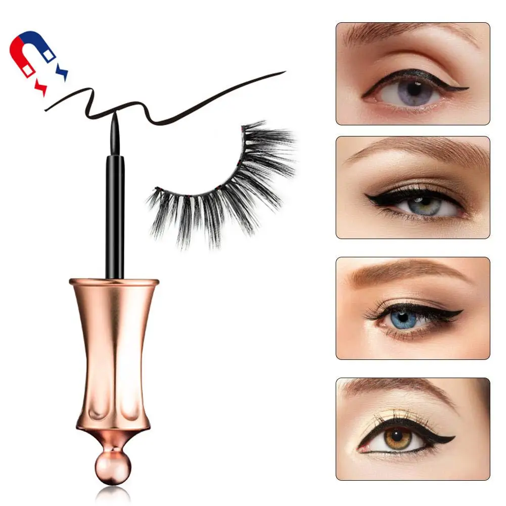 Professional Magnetic Liquid Eyeliner Waterproof Long Lasting Non Smudge Fast Dry Eye Liner Pen Pencil Makeup Cosmetics Tool |