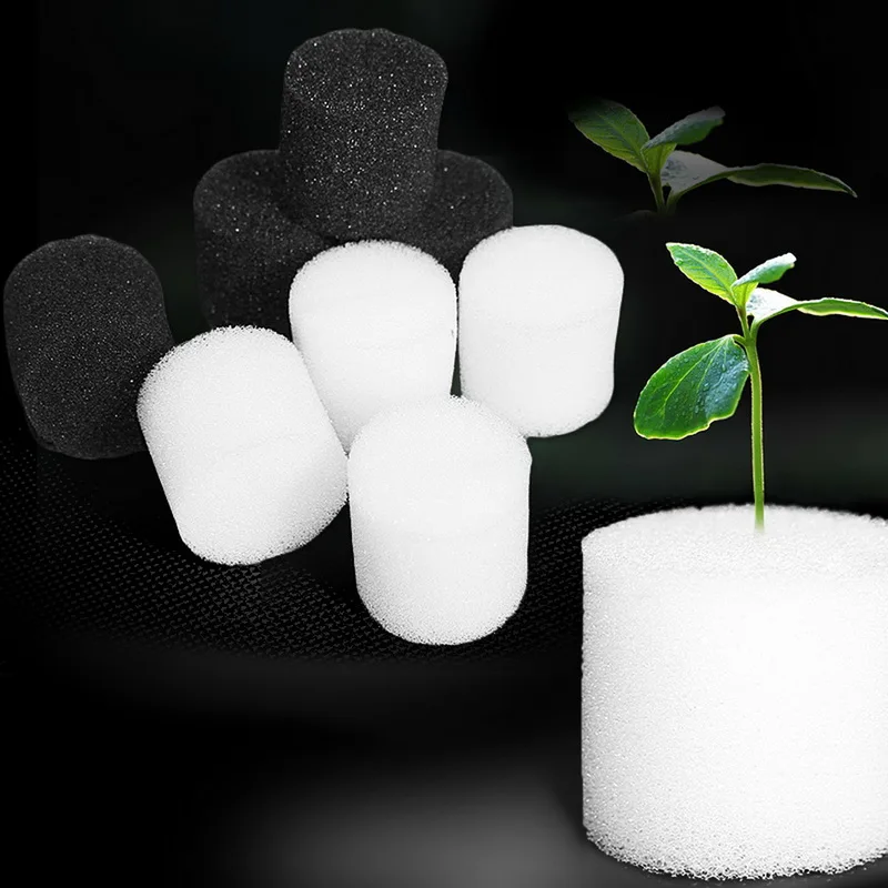 50pcs/Bag Soilless Hydroponic Sponges Vegetable Nursery Cultivation