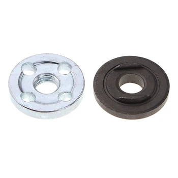 

1 Pair Steel metal Lock Nuts Replacement Electrical Angle Grinder Fitting Part Inner Outer Flange