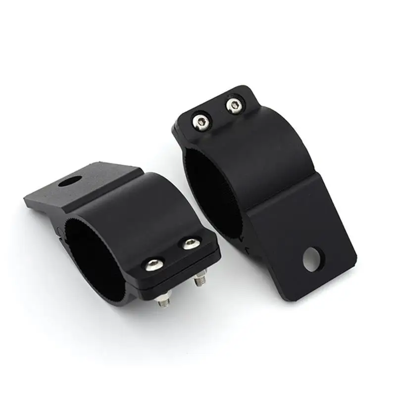 2pcs Universal 15-30mm Clamp Bracket Bull Bar Mount Bracket for Car Motorcycle Crash Bar Guard Fog Driving Light Spotlight