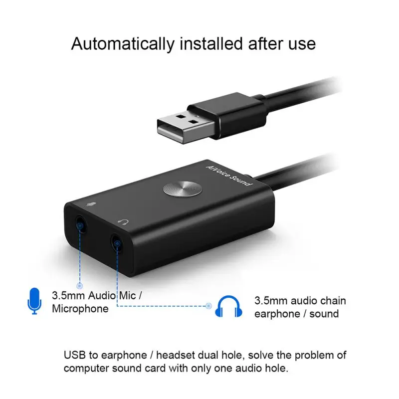Горячая Распродажа 3 в 1 3,5 мм USB конвертер адаптер Звуковая карта переводчик AI умный голосовой переводчик текстов поиск Поддержка 24 языков