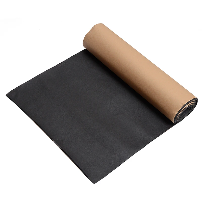 1 Roll 200cmx50cm 5mm Car Sound Deadener Mat Noise Bonnet Insulation Deadening Hood Engine Firewall Heat Aluminum Foam Sticker
